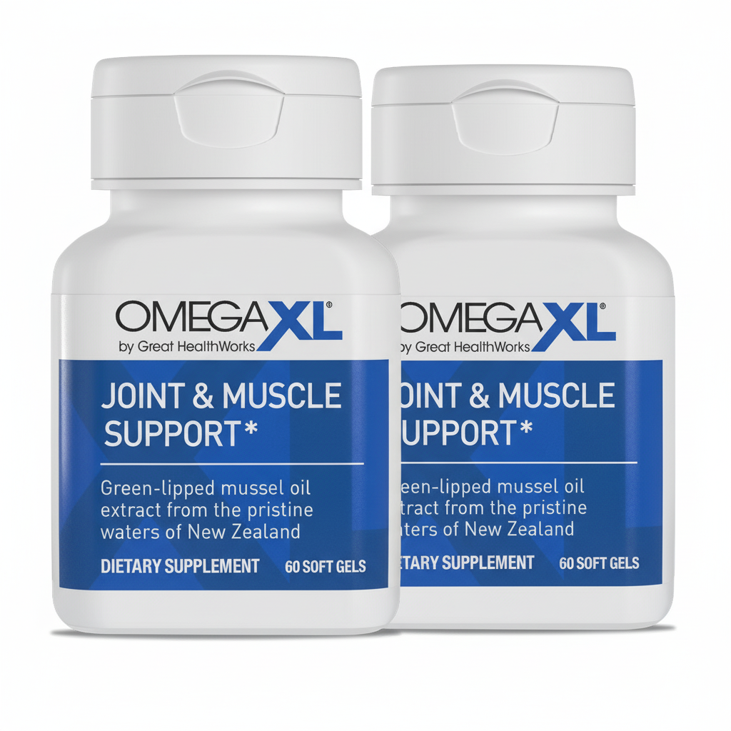 OmegaXL, Supplement Green-Lipped Mussel Oil - 60 Softgels (2 Pack)