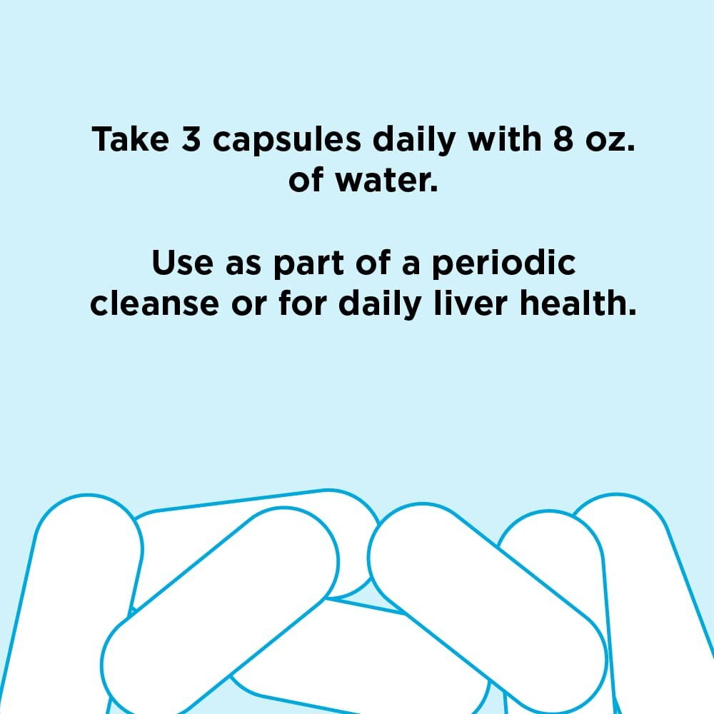 nbpure Liver Fend, Natural Liver Detox and Cleanse with Milk Thistle, 90 Capsules